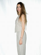 Tailored Linen Ensemble Biege