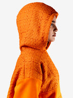 TWEED HOODIE ORANGE