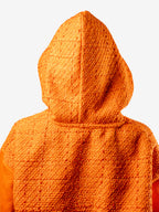 TWEED HOODIE ORANGE
